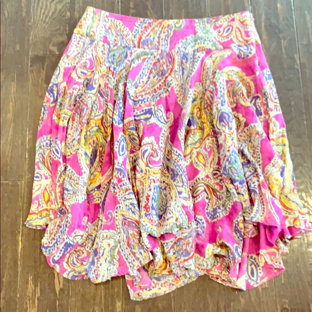 Women’s Ralph Lauren paisley skirt